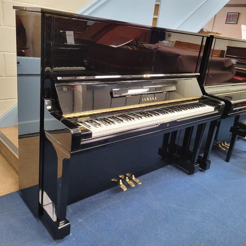 Yamaha U3G upright Piano in black polyester – Featured image – Roberts Pianos Oxford