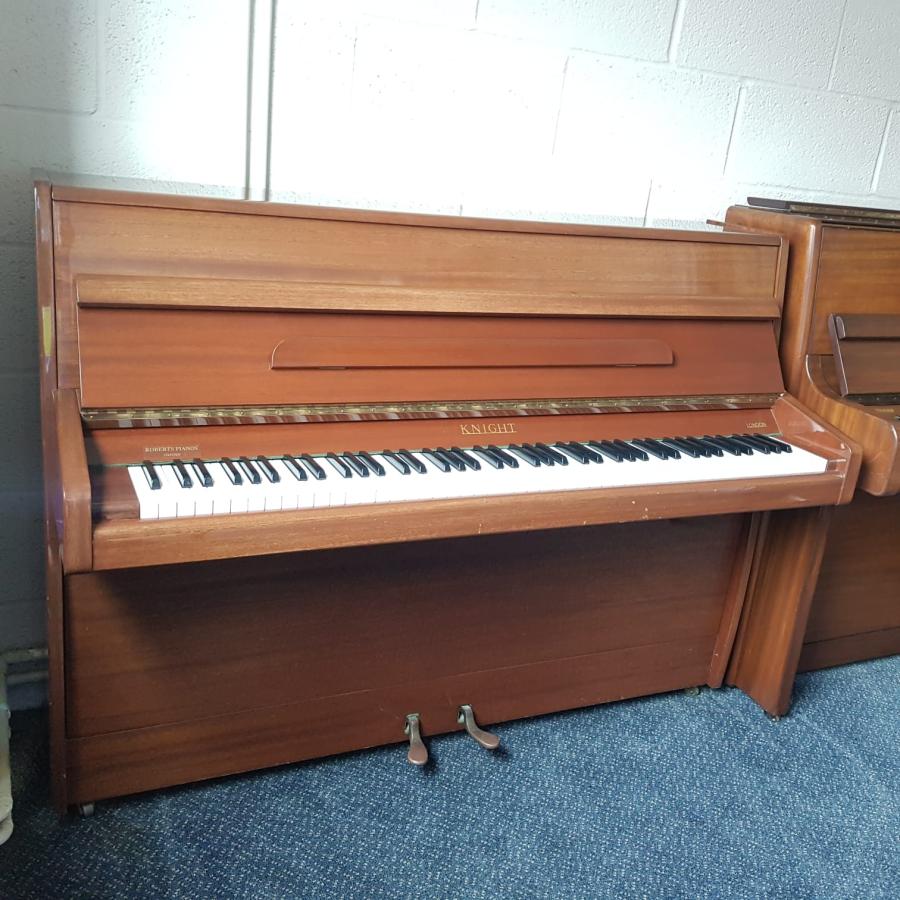Knight K20 upright Piano in Mahogany – Featured image – Roberts Pianos Oxford