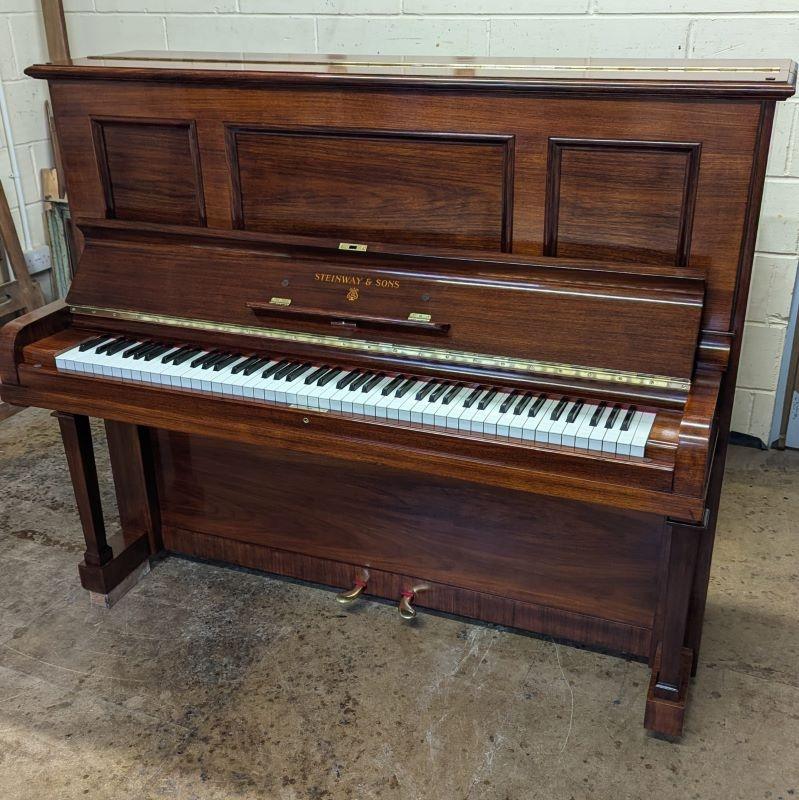 Steinway K upright Piano in Rosewood – Featured image – Roberts Pianos Oxford