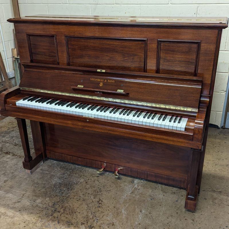 Steinway K upright Piano in Rosewood – Featured image – Roberts Pianos Oxford
