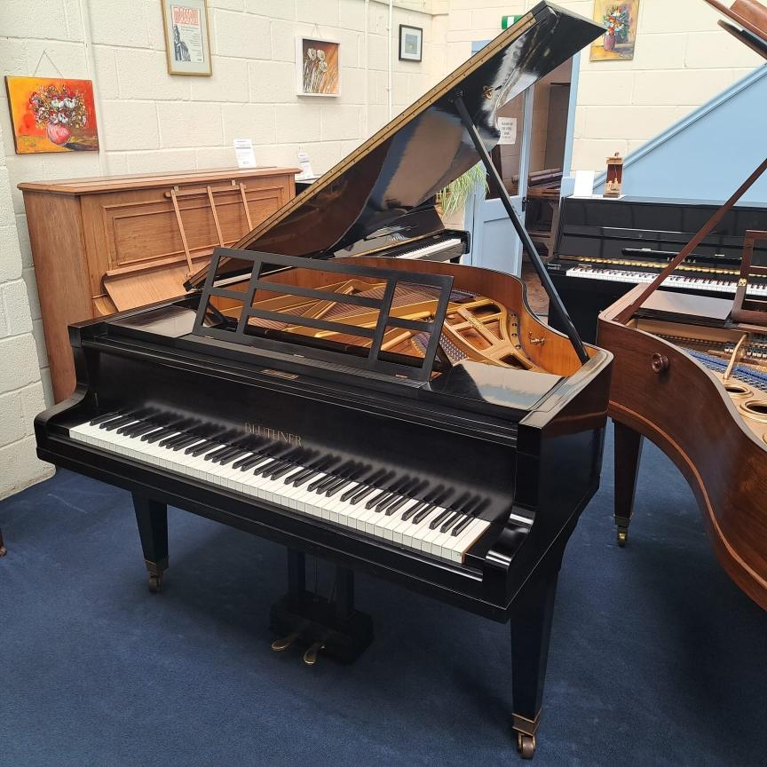 Bluthner style IVa grand Piano in ebonised – Featured image – Roberts Pianos Oxford