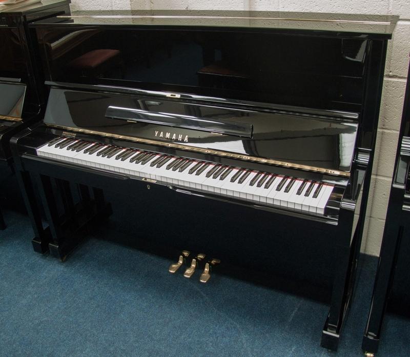 Yamaha U1G upright Piano in Bright black – Featured image – Roberts Pianos Oxford