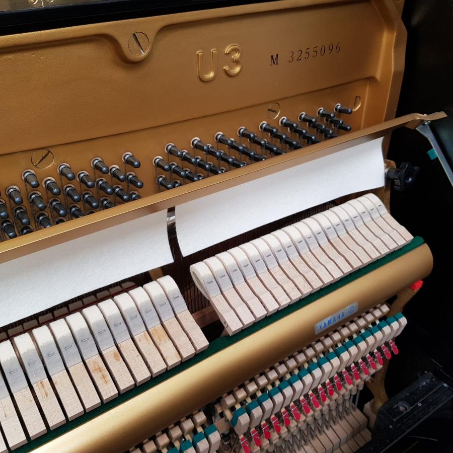 Yamaha U3M upright Piano in Black polyester – Gallery image – Roberts Pianos Oxford