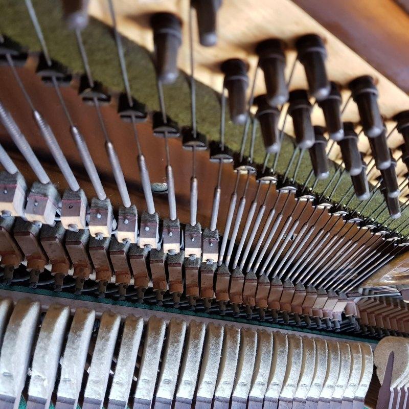 Bechstein 8 upright Piano in mahogany – Gallery image – Roberts Pianos Oxford