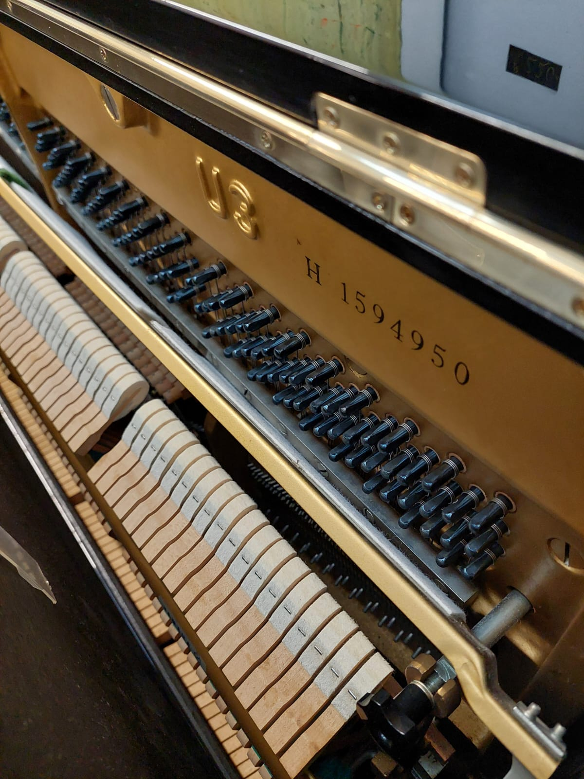 Yamaha U3H upright Piano in Black – Gallery image – Roberts Pianos Oxford