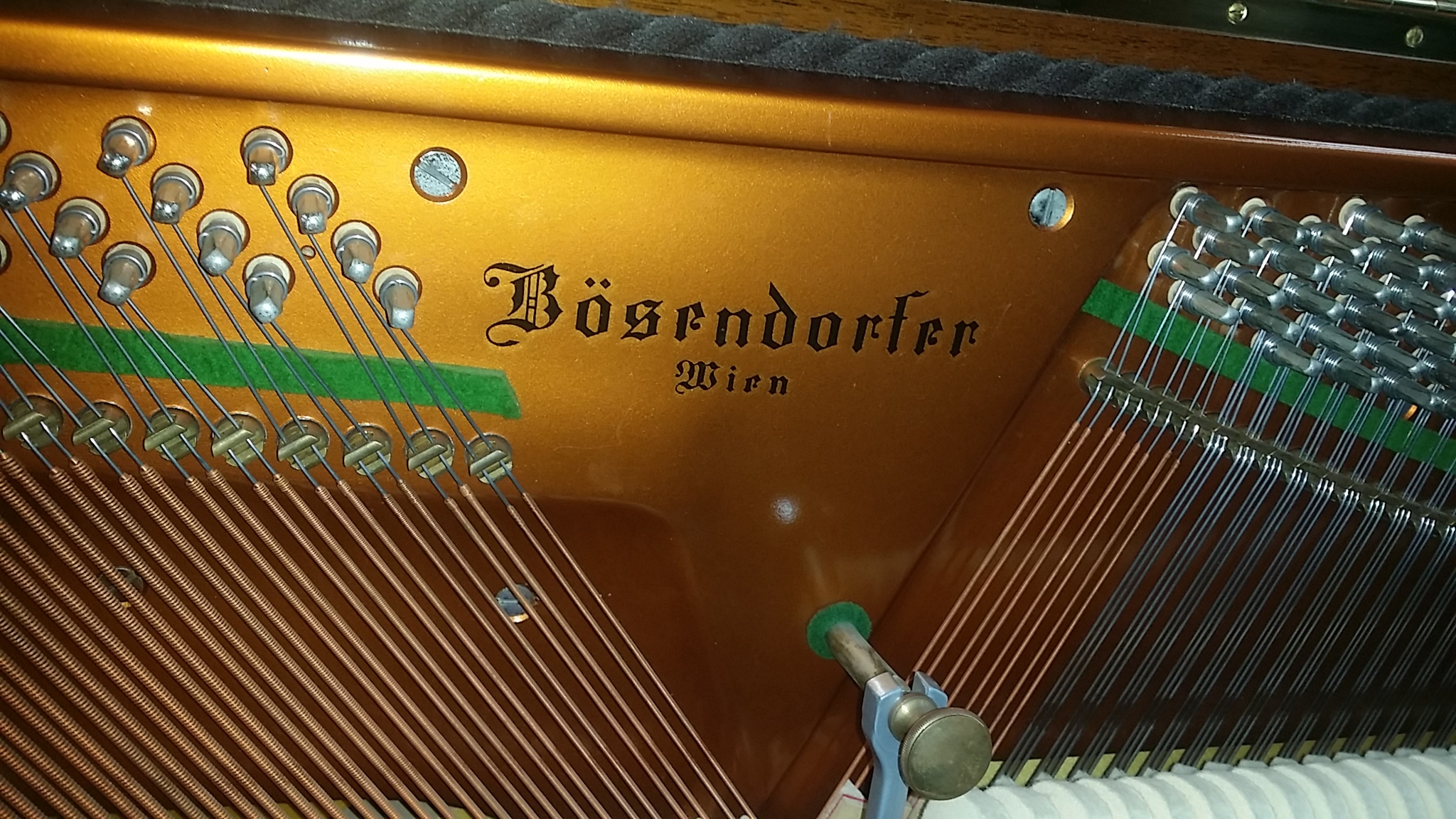 Bosendorfer upright Piano in Bright Walnut – Gallery image – Roberts Pianos Oxford