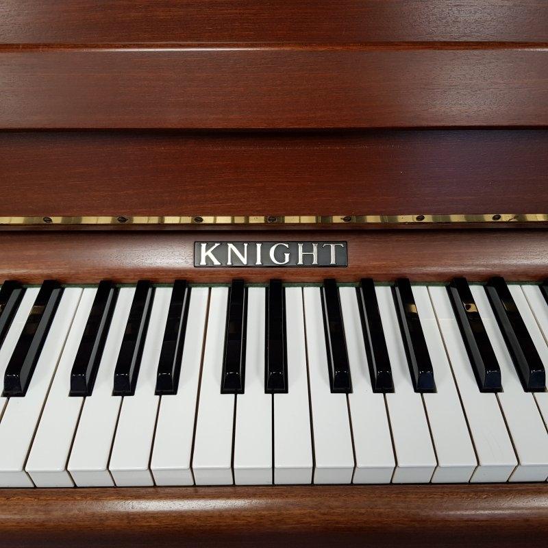 Knight K20 upright Piano in dark mahogany – Gallery image – Roberts Pianos Oxford