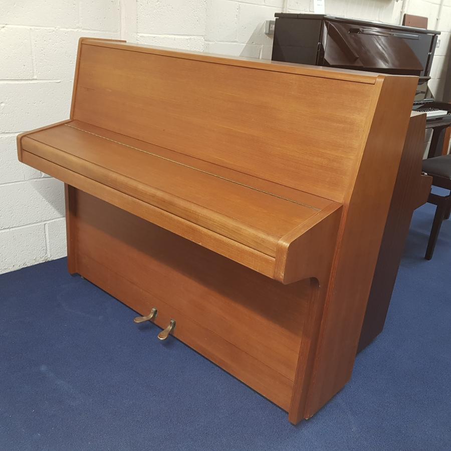 Knight K10 upright Piano in teak – Gallery image – Roberts Pianos Oxford