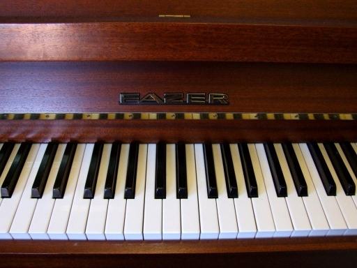 Fazer upright Piano in Mahogany – Featured image – Roberts Pianos Oxford
