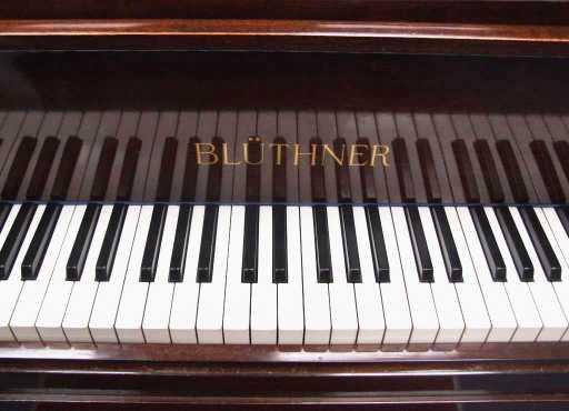 Bluthner style IVa Aliquot grand Piano in mahogany – Gallery image – Roberts Pianos Oxford