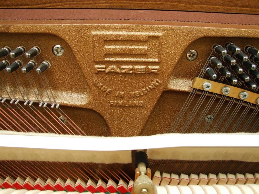 Fazer upright Piano in walnut – Gallery image – Roberts Pianos Oxford