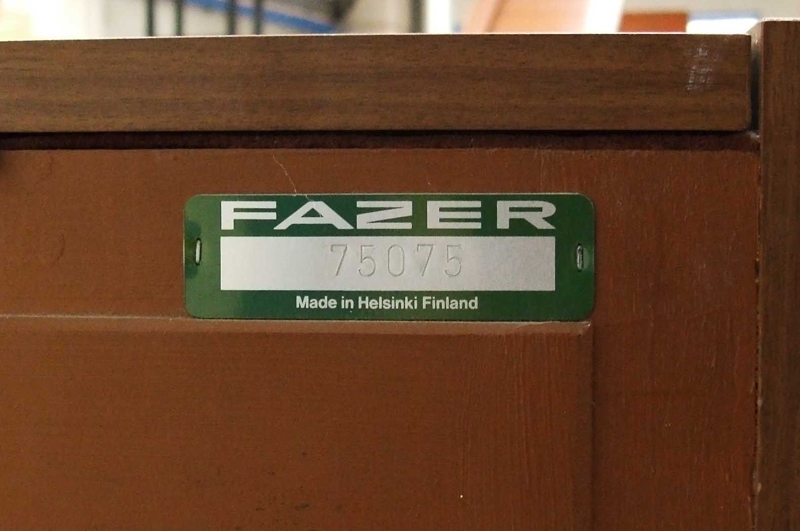 Fazer upright Piano in walnut – Gallery image – Roberts Pianos Oxford