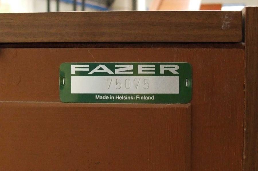 Fazer upright Piano in walnut – Gallery image – Roberts Pianos Oxford