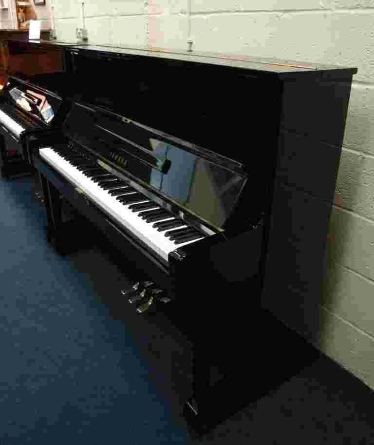 Yamaha U1H upright Piano in black – Featured image – Roberts Pianos Oxford