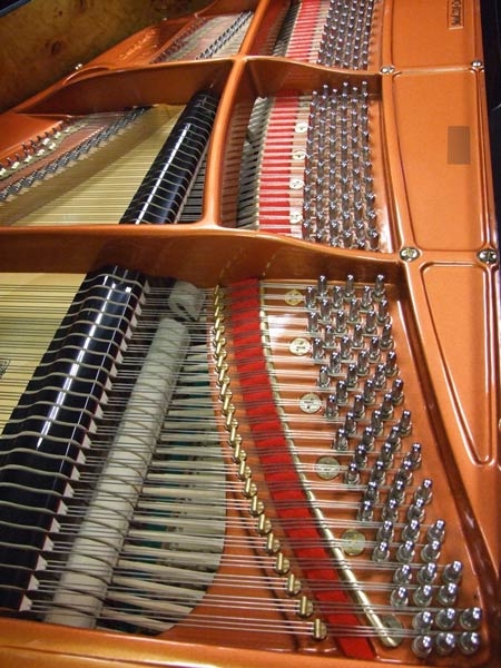 Feurich 218 grand Piano in bright black – Gallery image – Roberts Pianos Oxford