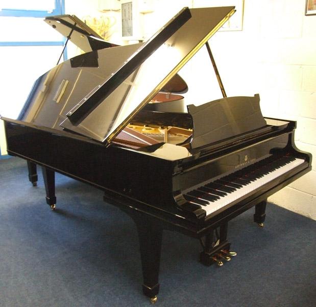 Steinway B grand Piano in bright black – Featured image – Roberts Pianos Oxford