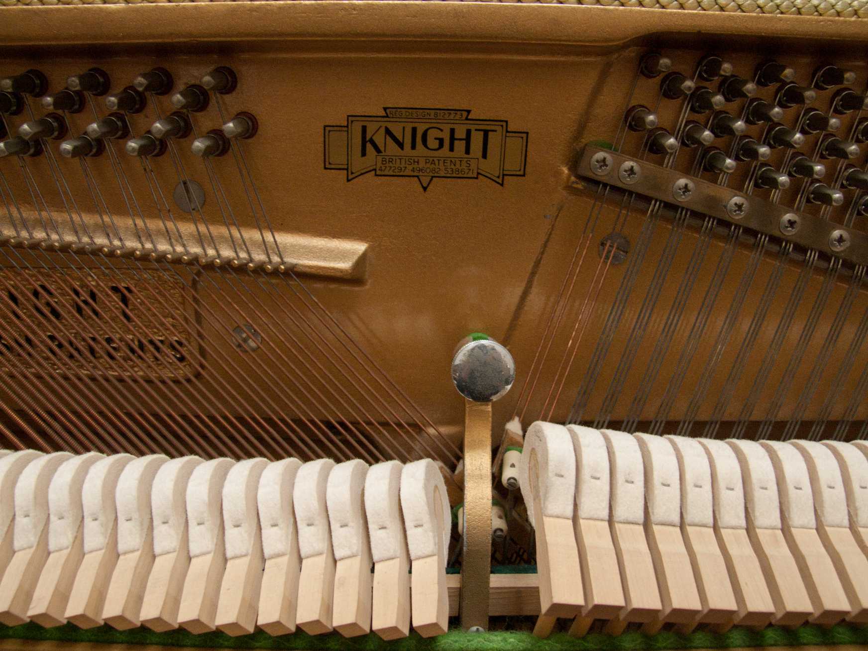 Knight K10 upright Piano in rosewood – Gallery image – Roberts Pianos Oxford