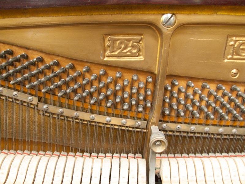 Grotrian Steinweg 125 upright Piano in mahogany – Gallery image – Roberts Pianos Oxford