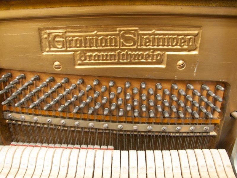 Grotrian Steinweg 125 upright Piano in mahogany – Gallery image – Roberts Pianos Oxford