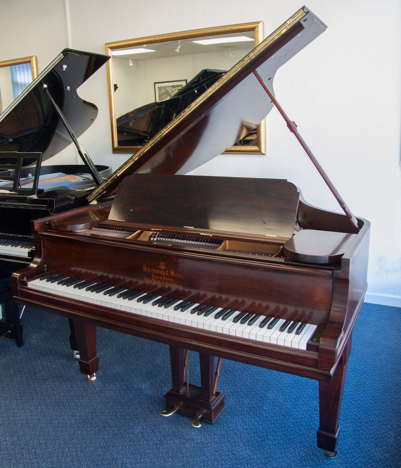 Steinway O grand Piano in rosewood – Featured image – Roberts Pianos Oxford