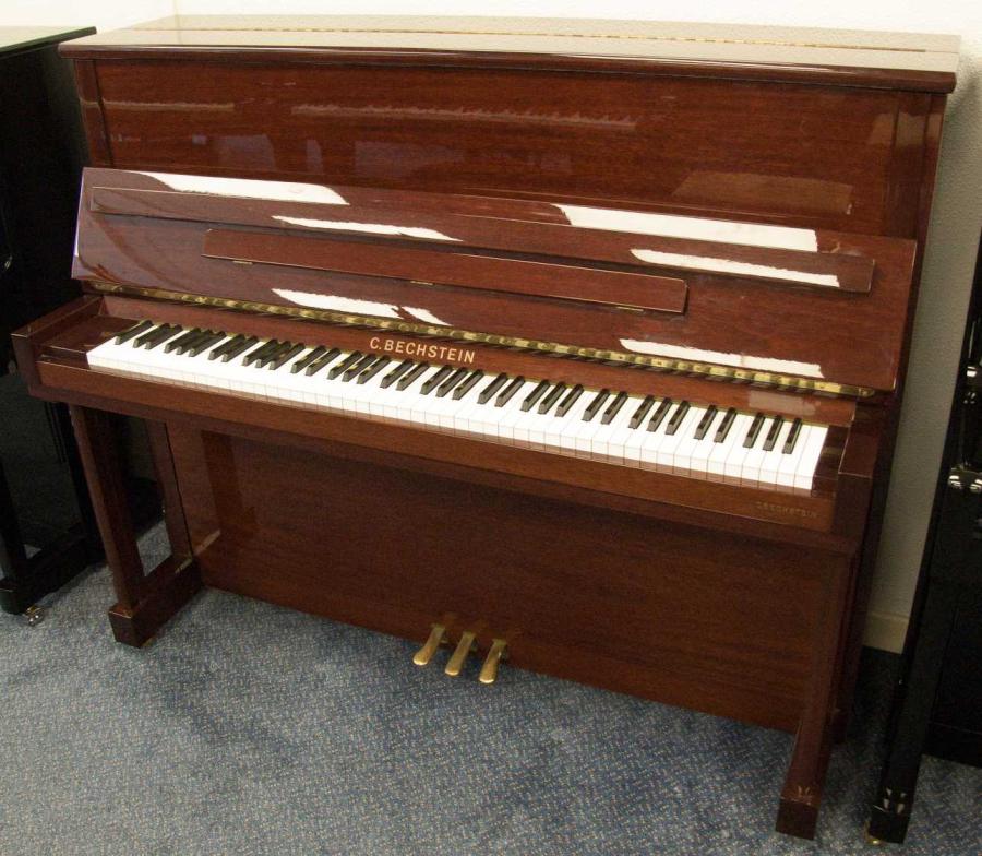 Bechstein 124 Classic upright Piano in Mahogany Polyester – Featured image – Roberts Pianos Oxford