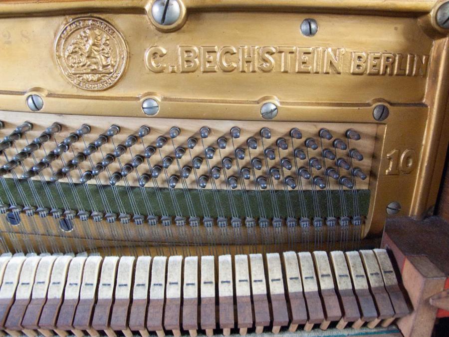 Bechstein 10 upright Piano in dark mahogany – Gallery image – Roberts Pianos Oxford