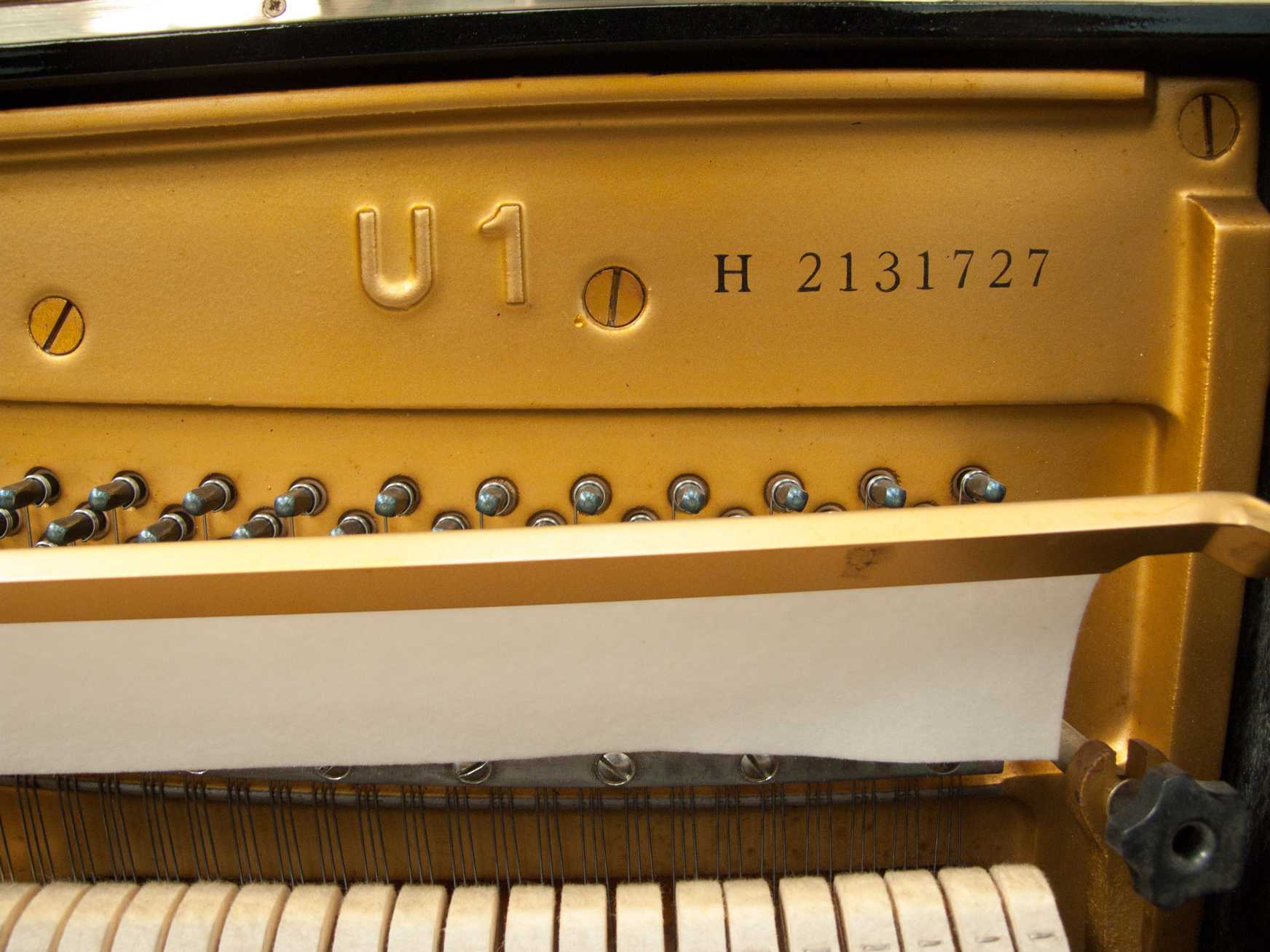 Yamaha U1H upright Piano in black – Gallery image – Roberts Pianos Oxford