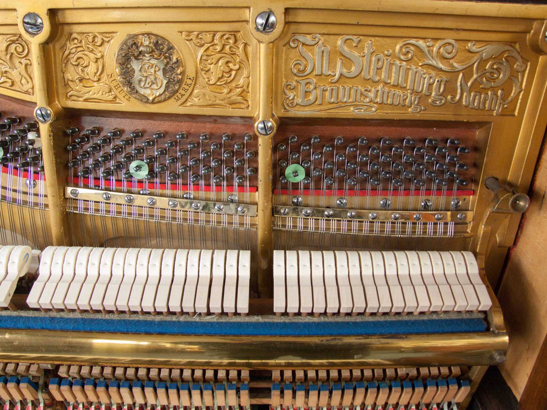 Grotrian Steinweg upright Piano in walnut – Gallery image – Roberts Pianos Oxford