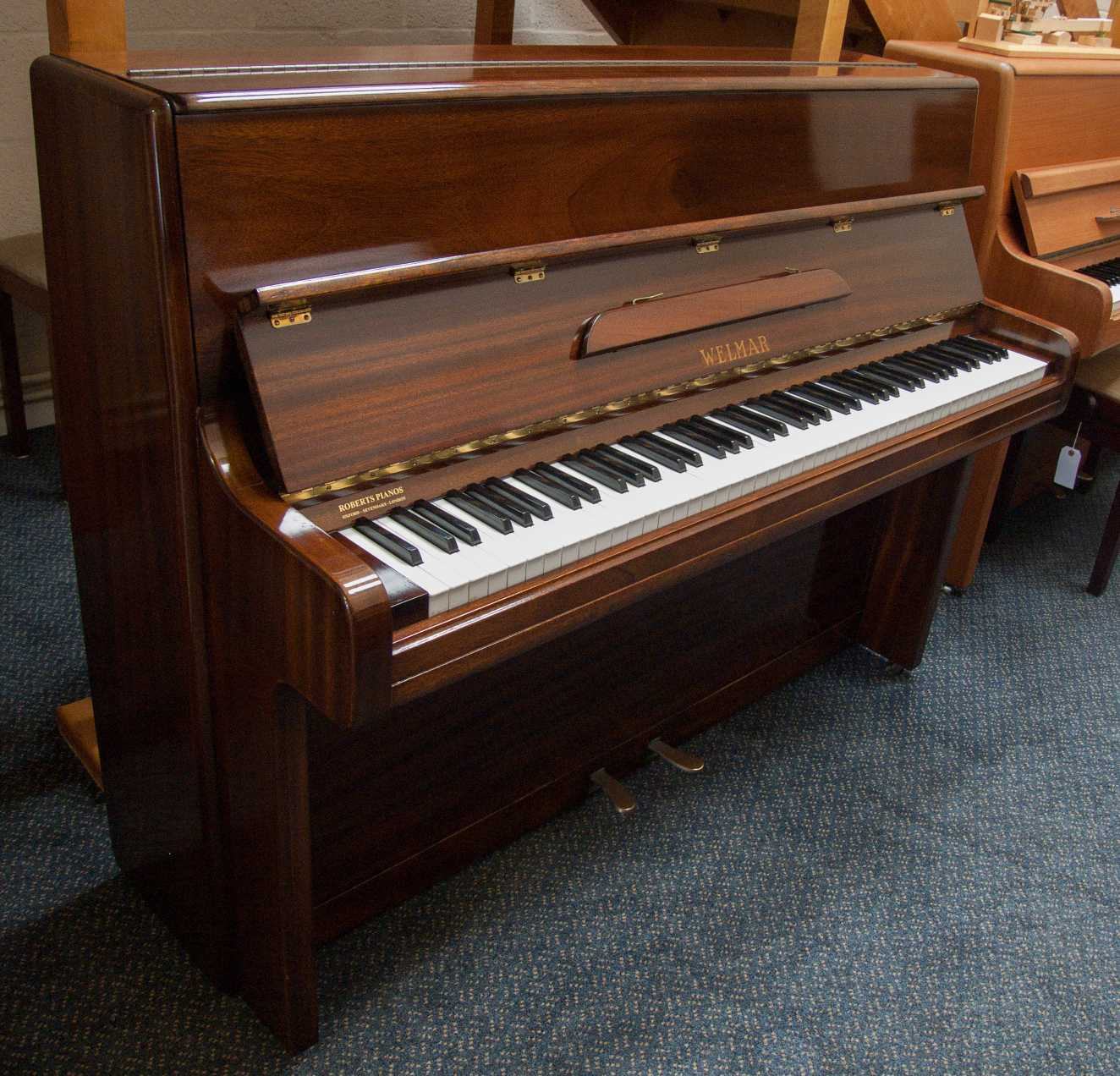 Welmar upright Piano in teak – Featured image – Roberts Pianos Oxford