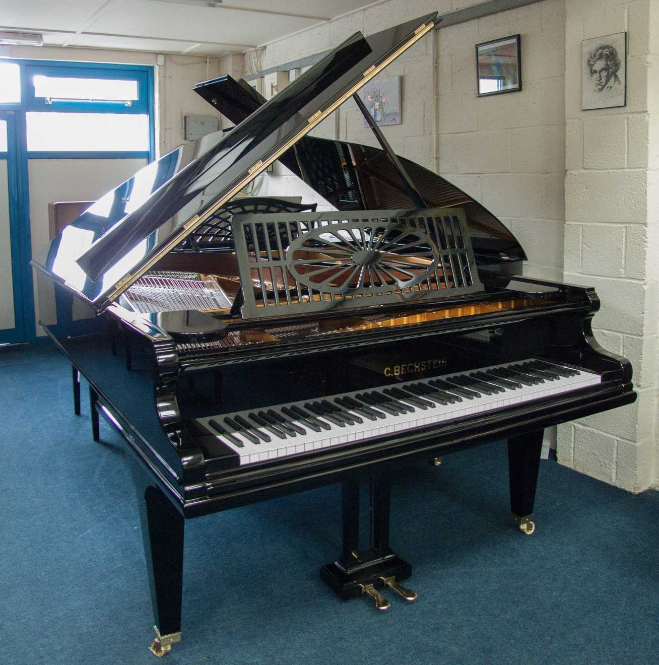 Bechstein C grand Piano in bright black – Featured image – Roberts Pianos Oxford