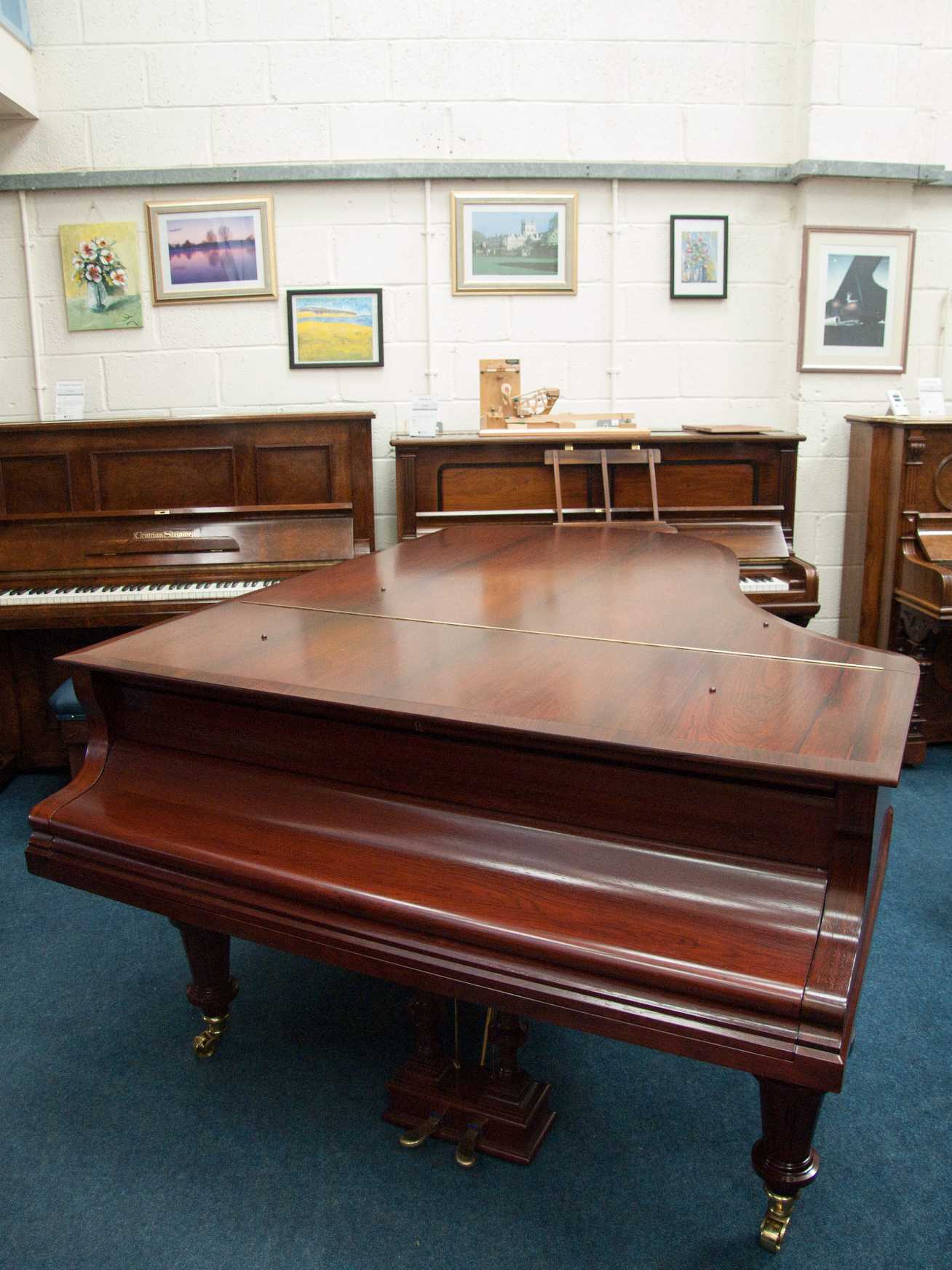 Bluthner VIII (8) grand Piano in rosewood – Gallery image – Roberts Pianos Oxford