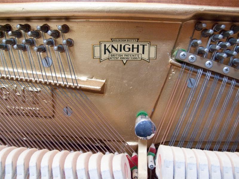 Knight K10 upright Piano in Teak – Gallery image – Roberts Pianos Oxford