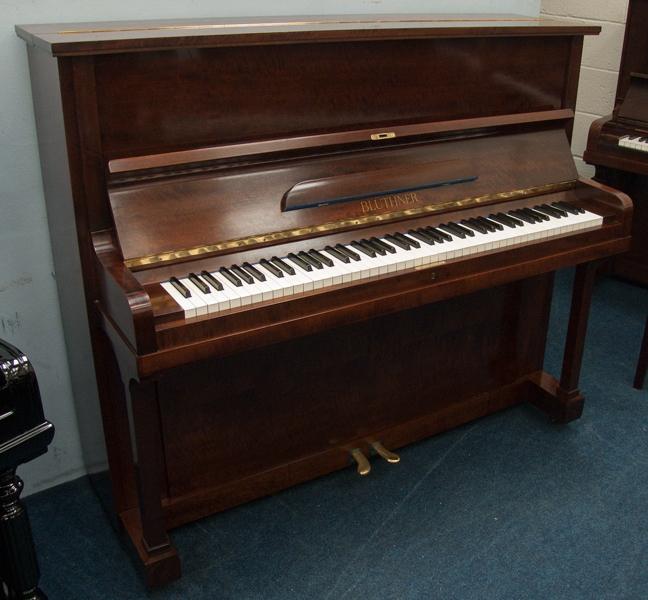 Bluthner upright Piano in mahogany – Featured image – Roberts Pianos Oxford