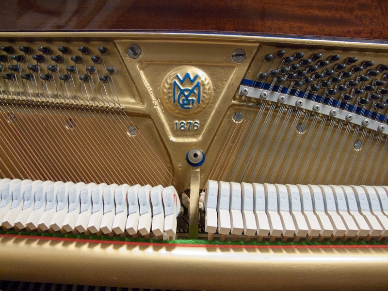 Welmar upright Piano in mahogany – Gallery image – Roberts Pianos Oxford