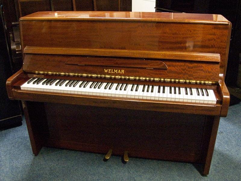 Welmar upright Piano in mahogany – Featured image – Roberts Pianos Oxford