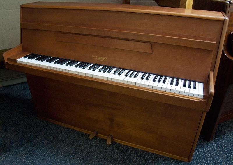 Welmar upright Piano in teak – Featured image – Roberts Pianos Oxford