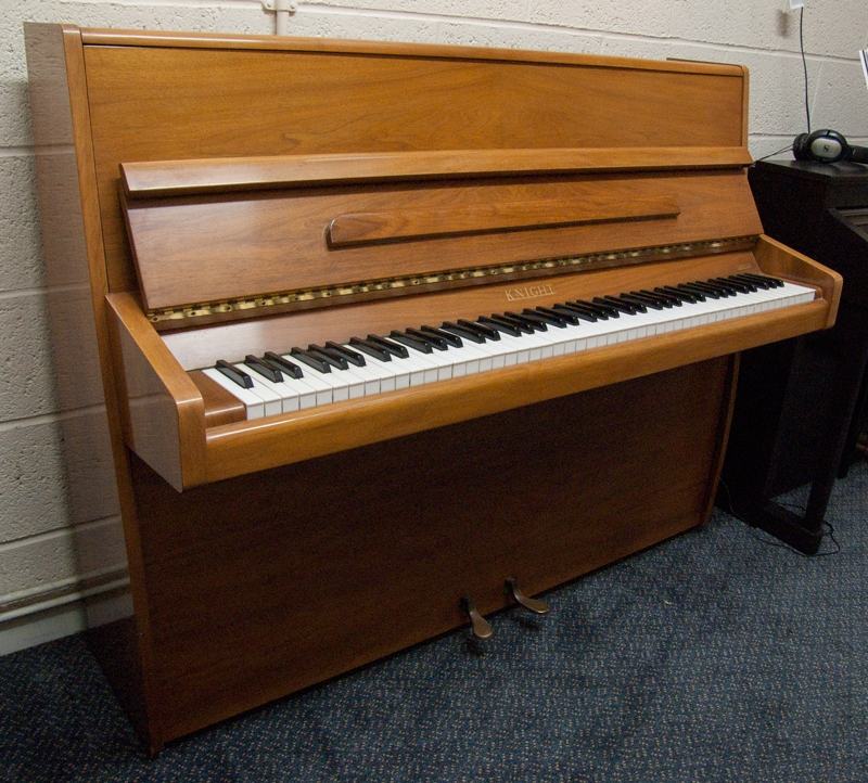 Knight K10 upright Piano in walnut – Featured image – Roberts Pianos Oxford