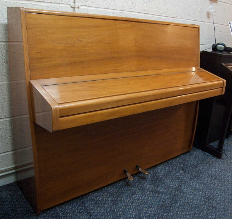 Knight K10 upright Piano in walnut – Gallery image – Roberts Pianos Oxford