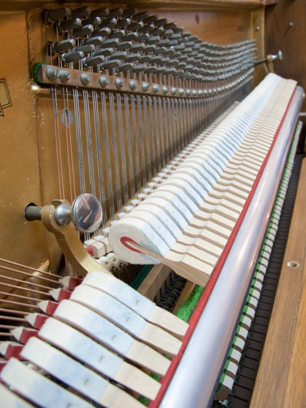 Knight K10 upright Piano in walnut – Gallery image – Roberts Pianos Oxford