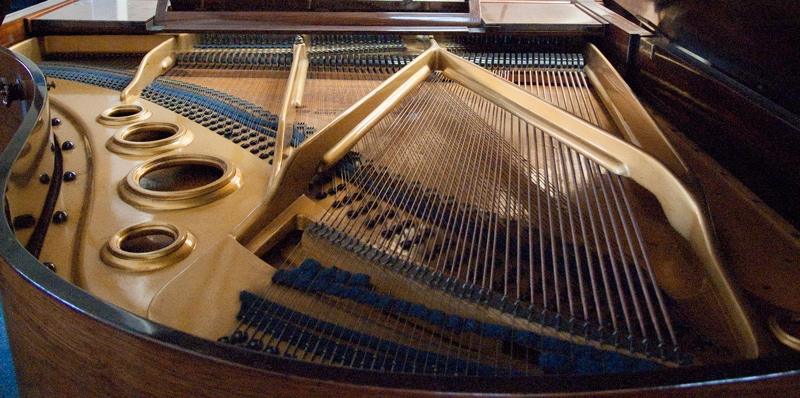 Bluthner style V grand Piano in rosewood – Gallery image – Roberts Pianos Oxford