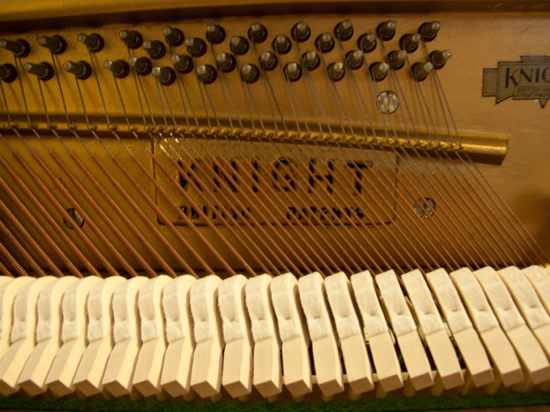 Knight K10 upright Piano in Mahogany – Gallery image – Roberts Pianos Oxford