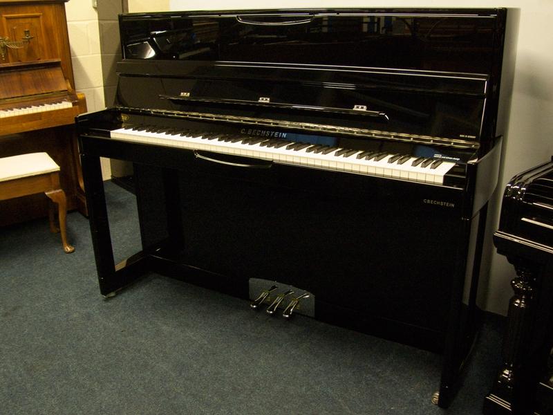 Bechstein Advance upright Piano in black polyester – Featured image – Roberts Pianos Oxford