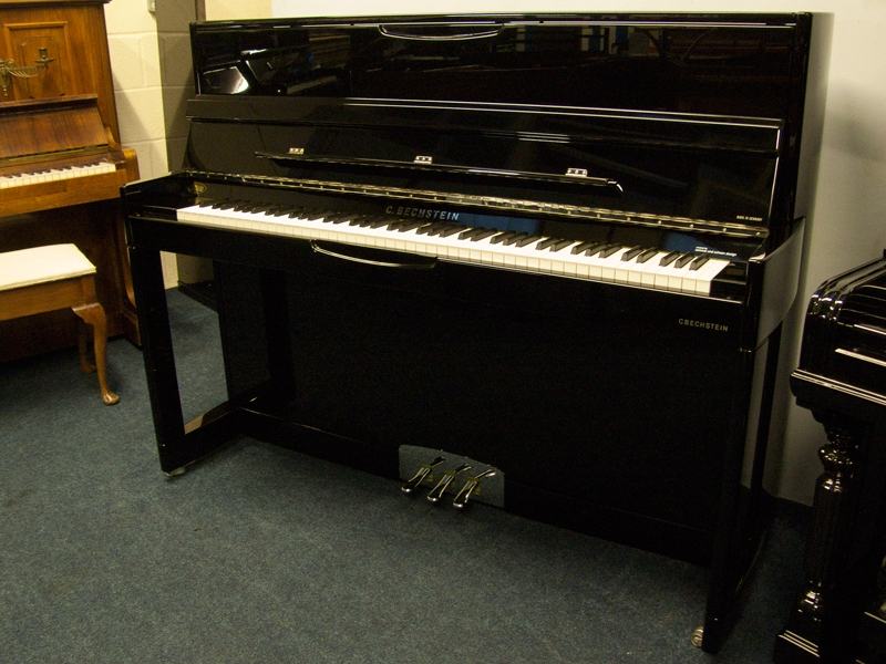 Bechstein Advance upright Piano in black polyester – Featured image – Roberts Pianos Oxford