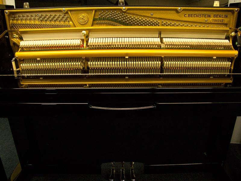 Bechstein Advance upright Piano in black polyester – Gallery image – Roberts Pianos Oxford