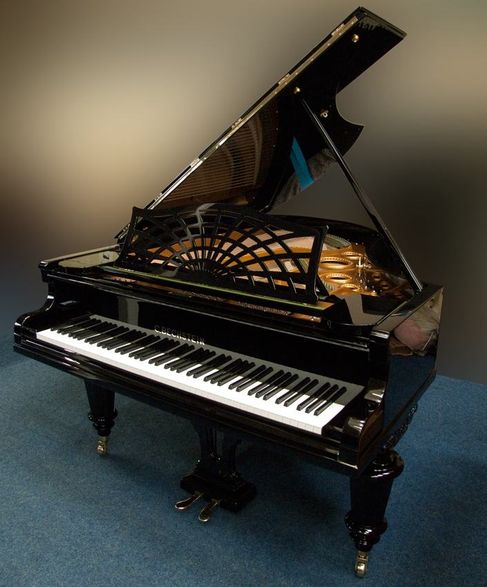 Bechstein V (5) grand Piano in bright black – Featured image – Roberts Pianos Oxford