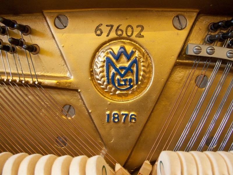 Welmar upright Piano in medium mahogany – Gallery image – Roberts Pianos Oxford