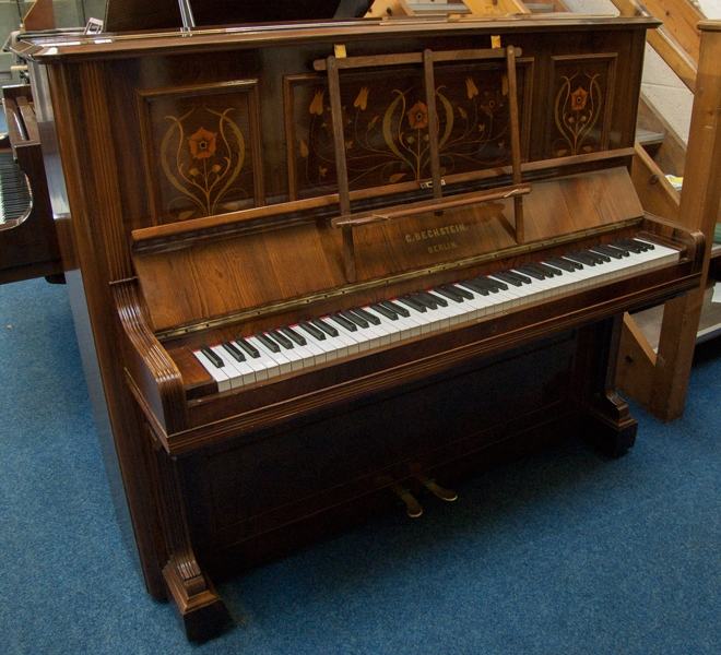 Bechstein III upright Piano in Rosewood with inlay – Featured image – Roberts Pianos Oxford