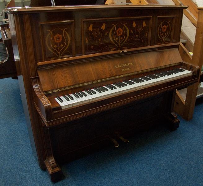 Bechstein III upright Piano in Rosewood with inlay – Gallery image – Roberts Pianos Oxford