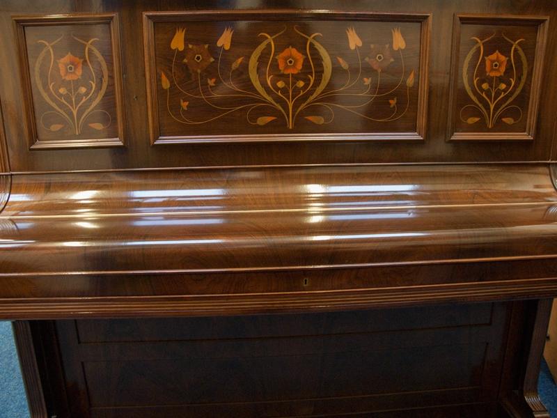 Bechstein III upright Piano in Rosewood with inlay – Gallery image – Roberts Pianos Oxford