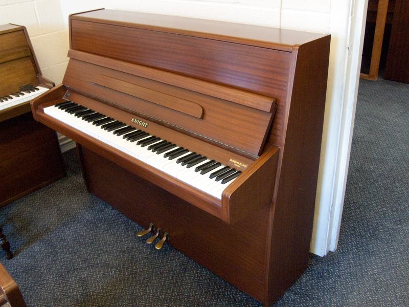 Knight upright Piano in Mahogany – Featured image – Roberts Pianos Oxford